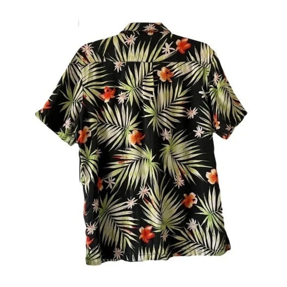 Vans | Black Daintree Hawaiian Short Sleeve Classic Fit Button Down Shirt, Small - Picture 3 of 8